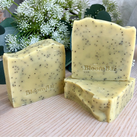 Lemon Poppyseed | Handcrafted Soap Bars - Set of 2 - Picture 7 of 7